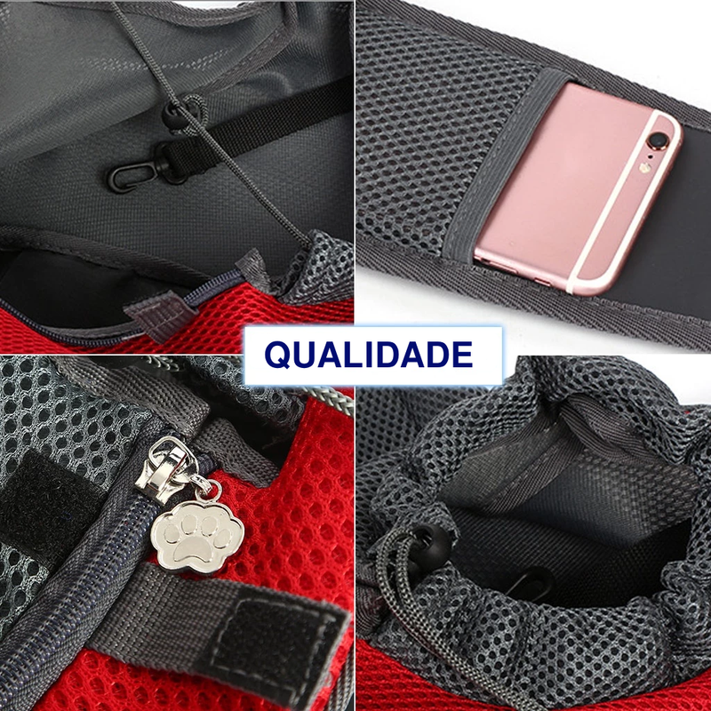 Bolsa de ombro para transporte pet