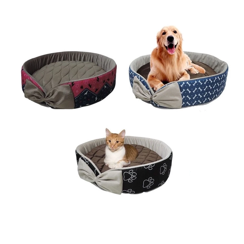 Cama redonda para cães e gatos - Luxo