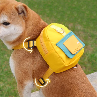 Mochila para cães com guia peitoral - Incluso PetPack