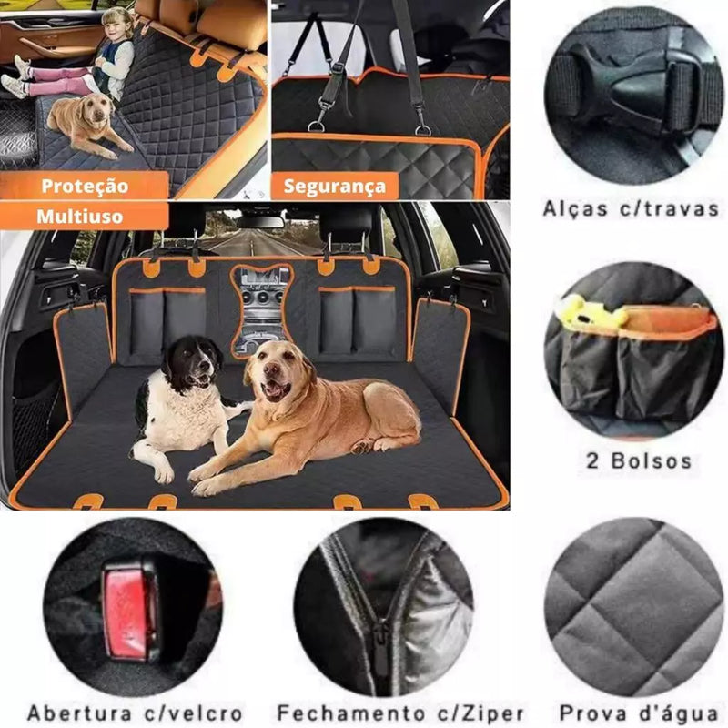 Capa modular para proteção de carro - Viagem segura com seu pet