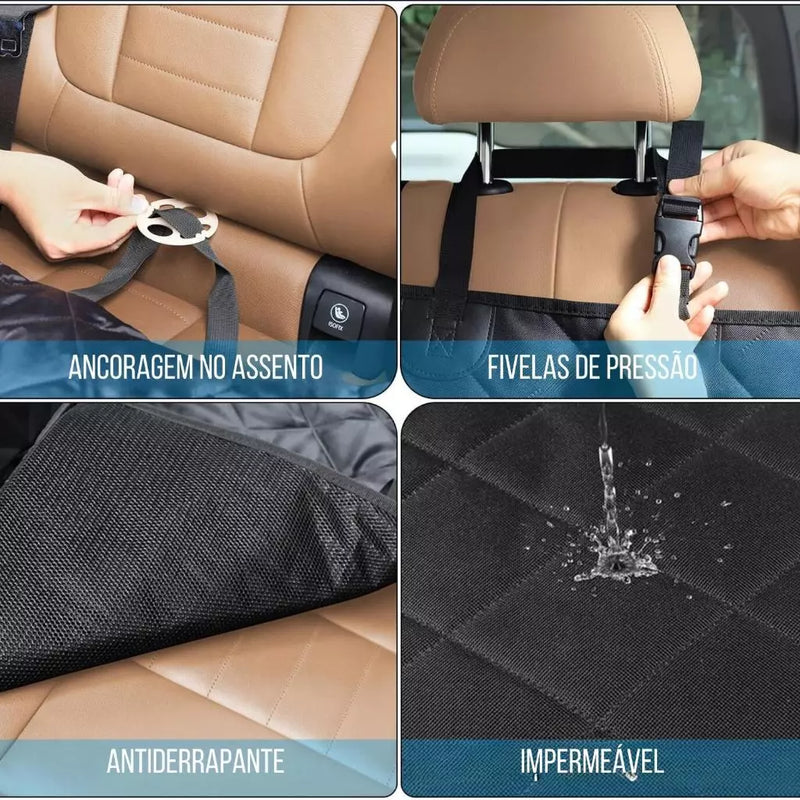 Capa modular para proteção de carro - Viagem segura com seu pet