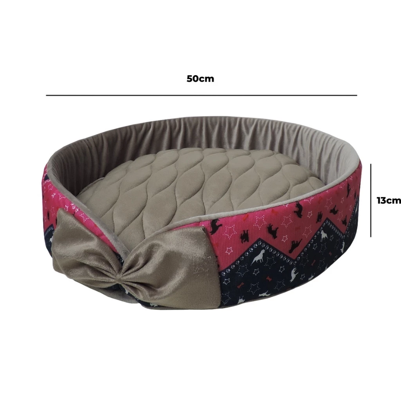 Cama redonda para cães e gatos - Luxo