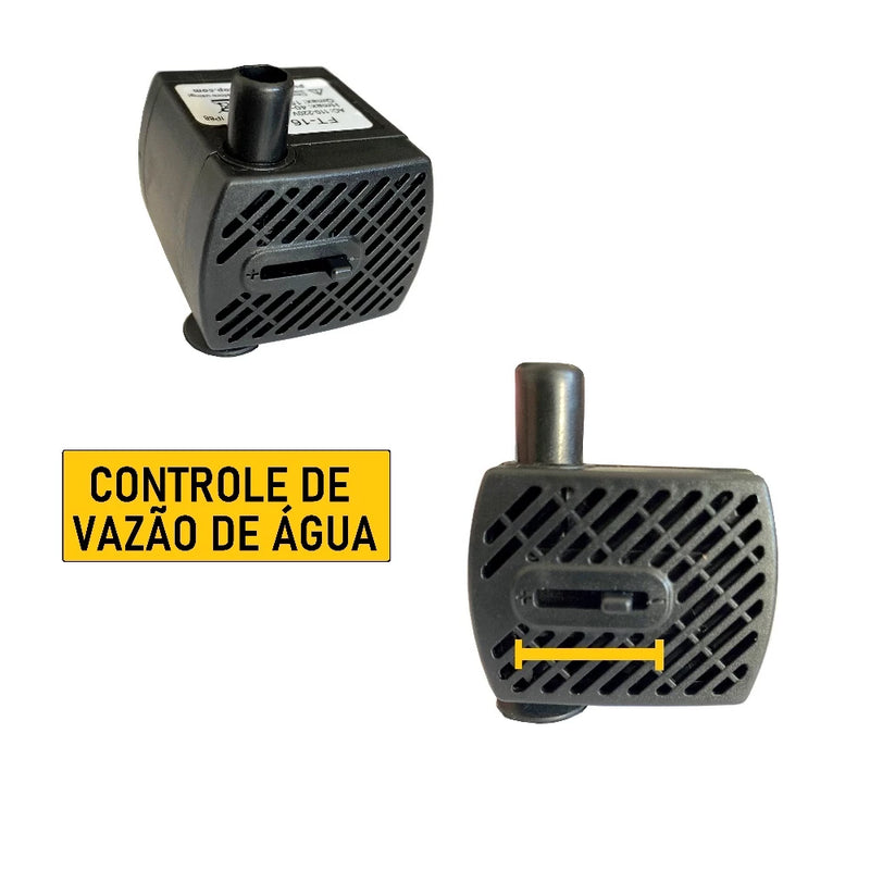 Bomba submersa para aquário 180 L/H - Bivolt